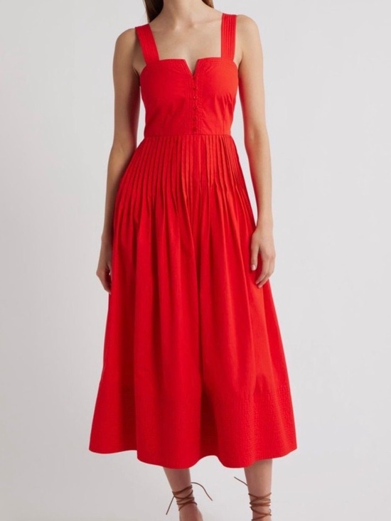 THE GREAT. Dresses & Skirts - The Great. The Day Break Midi Dress Size 1/S in red